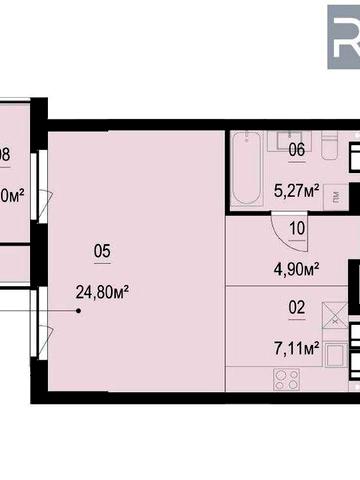 без% Продаж 1к квартири 43.78м2 в ЖК Boston метро Почайна 4кв. 2025р ЖК Boston