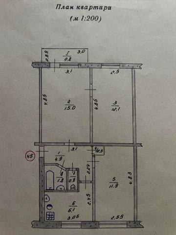 Продам трикімнатну квартиру ЖК Сахарний завод