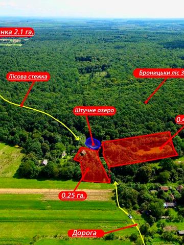 Будинок з озером та ділянкою 72 сот.з примиканням до лісу