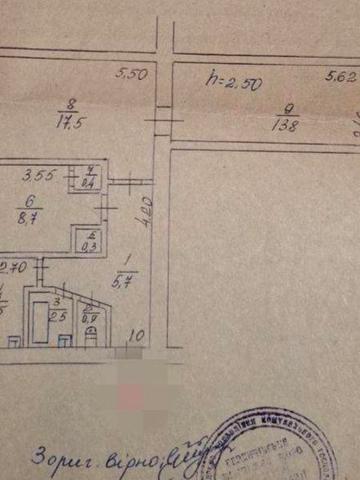 3к, 2/5, 56м2, жилий стан