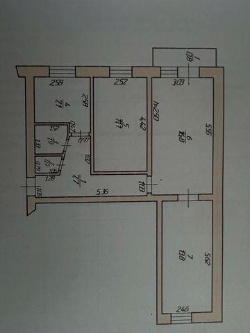 3-ох кімнатна квартира