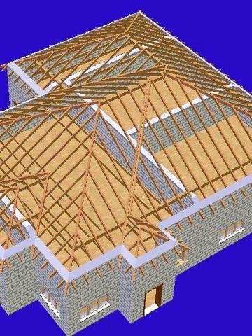 Проект даху будинку, розрахунок матеріалів.