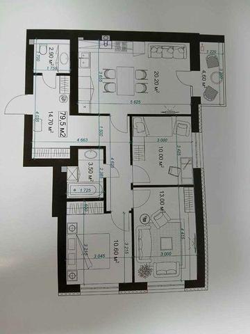 3к квартира від забудовника! Центральний парк! Підземний паркінг! Газ ЖК Autor