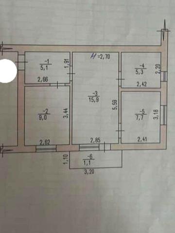 Продам 2 кімнатну квартиру