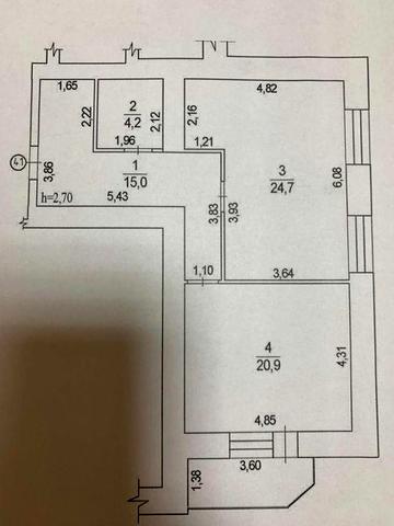 2 кім квартира в Новобудові Полтави на Садах ЖК Никитченка