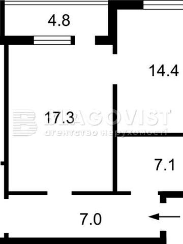 Продаж 2 кімнатної квартири, Європейського Союзу, 5б, Виноградар