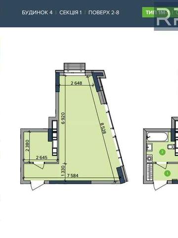 Продається 1 к. кв. ЖК Метрополіс Буд. 4 Розтермінування! Тк ЖК Метрополіс