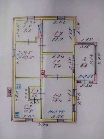 Будинок із прибудинковою територією та земельною ділянкою