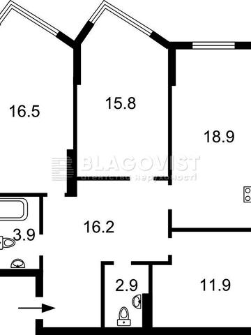 Продам нову 3-кімнатну квартиру в ЖК Chalet! ЖК Chalet
