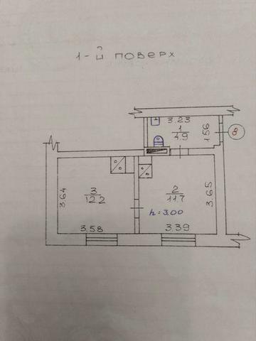 Продам 1-но кімнатну квартиру з автономним опаленням