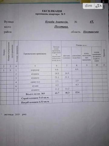 Продаж 3к Квартира Кукоби Анатолія вулиця
