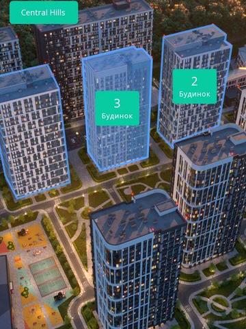 Однокімнатна квартира ЖК Central Hills (Централ Хілс) ЖК Central Hills