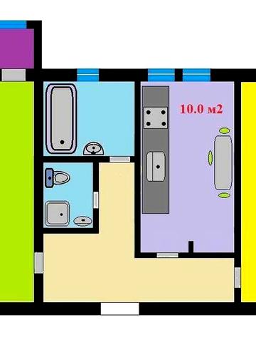 Львівська Площа. Здам 2-кімнатну квартиру. Бульварно-Кудрявська, 7-Б.