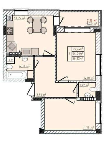 Продаж 2 кім.квартири від забудовника ЖК Сонячні Пагорби м.Пустомити