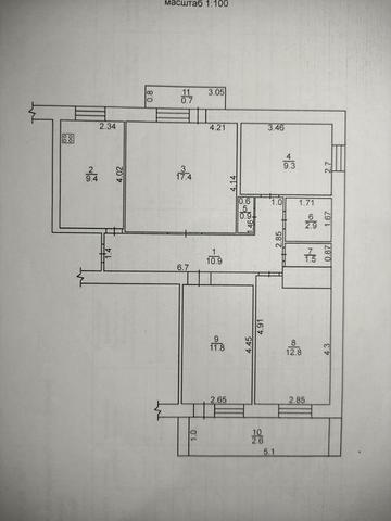 Продається 4 кімнатна квартира район машбуд