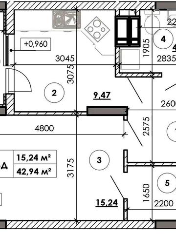 Продам 1к квартиру 42.9 м2, ЖК Урбан парк, Urban Park ЖК Urban Park