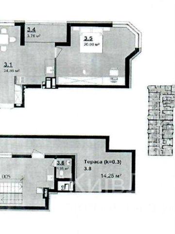 3 кімнатна 2 рівнева кв в ЖК 7я Щасливе 10 хв до Києва ЖК 7'я