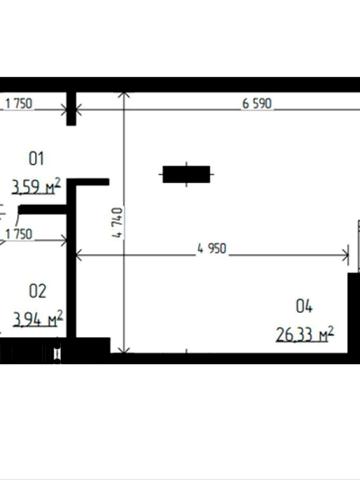 Квартира студійного типу в ЖК «Lake Town» ЖК Lake Town