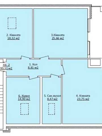 Продажа 3-х комнатной квартиры. Новострой. Под Ключ. ЖК Клубный дом