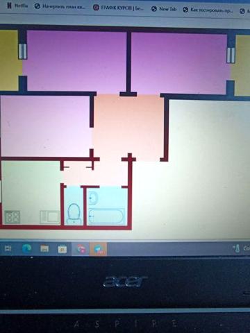 Теремки - 2 хв.  Трикімнатна в гарному стані. ЖК Теремки 1