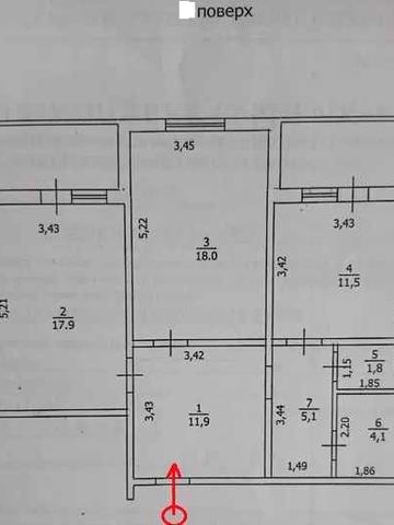 2-х кімнатная 75,5 м.кв. ЖК Ярославичи-1 корпус 1 ЖК Навигатор
