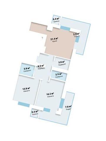 НОВИНКА продається 2х кім квартира у новобудові з краєвиди на озеро ЖК Набережна