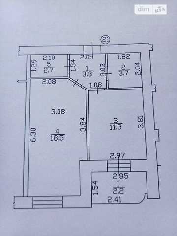 Продаж 1к Квартира Любецька вулиця ЖК Парковый