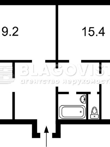 3-кімнатна Бальзака Оноре де, 24 80 м2, Троещина