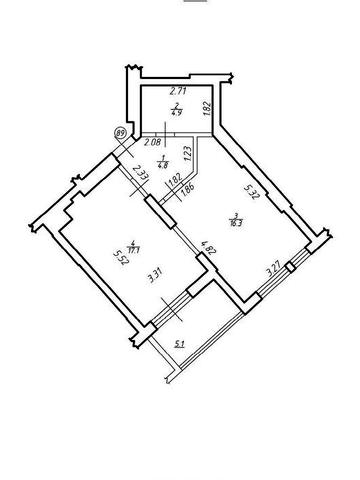 Однокімнатна квартира 48,2м.кв, ЖК Comfort Hill вул Під Голоском ЖК Comfort Hill