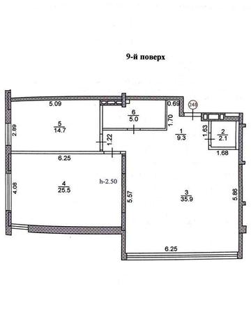 Продаж 3-кімнатної квартири 92.5 м² в ЖК "Таксопарк" ЖК Таксопарк
