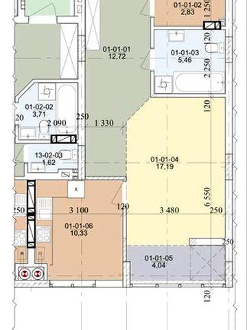 Однокімнатна квартира 51.81кв.м ЖК Трускавецька
