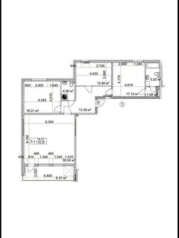 Продається трикімнатна квартира Київ, вул. Клавдіївська ЖК Грюнвальд