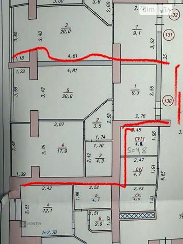 Продаж 1к Квартира Зарічанська вулиця ЖК Бристоль