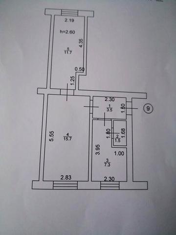 С. Пісківка. Продам двох кімнатну квартиру