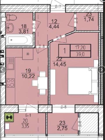 1к дешевше ніж в забудовника! 37638 ЖК Болгарський