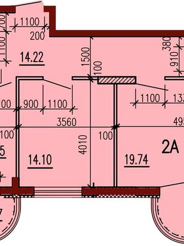 2к квартира. перша лінія р. Дніпра, Черкаси
