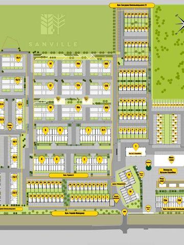 Продаж 2х-рівневої квартири 47,04м2 Розстрочка без % ЖК Sanville park ЖК Санвіль парк