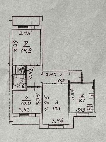 Продам 3-кімн. квартиру, вул. Печенізька, м. Лукянівська OV