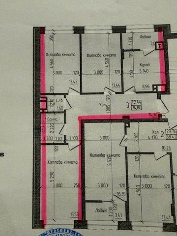 Квартира 3 кімната ЖК ПРОСПЕКТ 2020