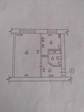 Продам однокомнатную квартиру