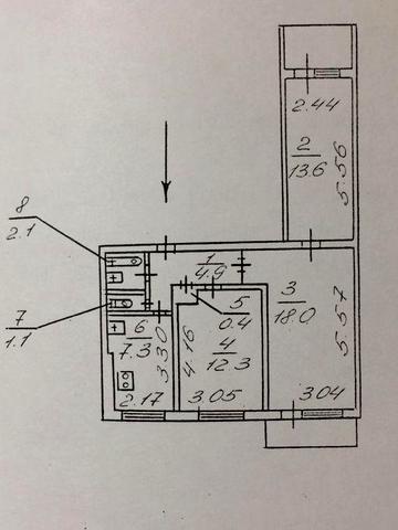 Продам 3-х комнатную квартиру