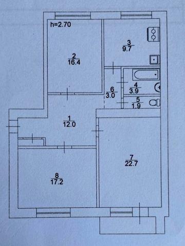 Печерск, Квартира, 3 комнаты