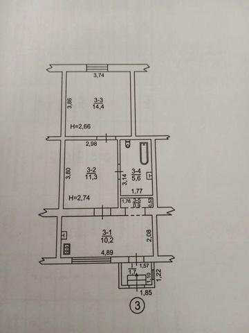 Продаж квартири Гребінка.