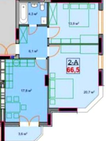 Новий обєкт! Терміновий продаж! Квартира 67м2