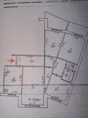 Продаж 4 к кімнатна квартира великі окремі кімнати ЖК Половки