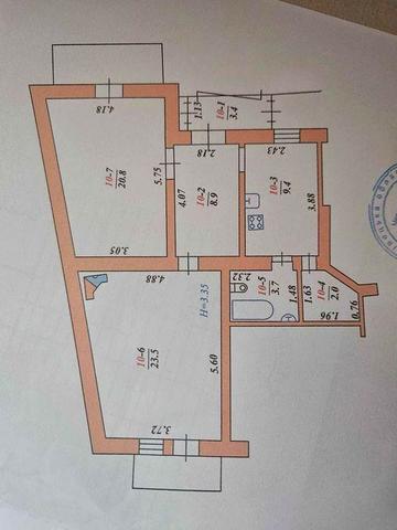 Продаж 2-к квартири в центрі біля Університету