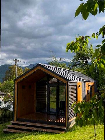 ДАЧА | Модульний будинок 28м2 з терасою під ключ