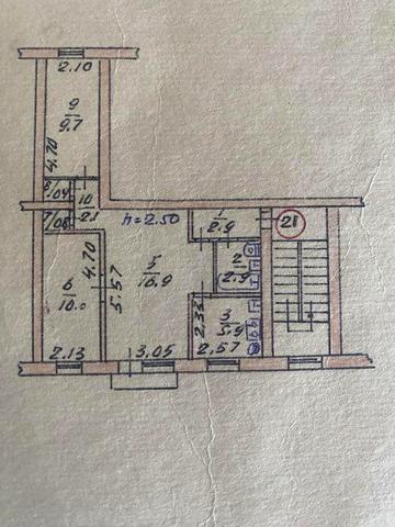 Уютная 3-комнатная квартира с балконом в удобном районе