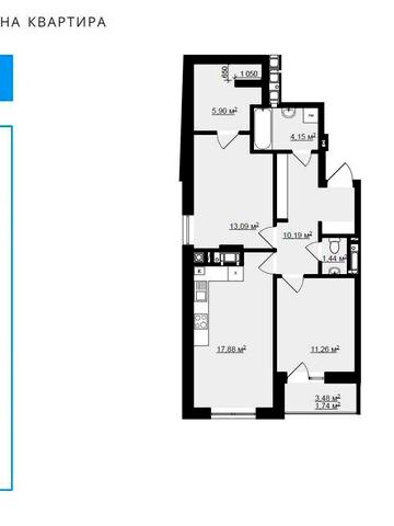 Єдина 2-кімнатна у преміальному Globus Elite 2 біля Центру|$2180/м² ЖК Globus Elite 2