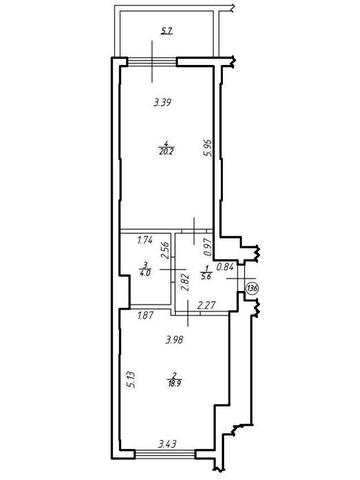Ціну знижено! Однокімнатна кв. 54,4м² вул. Під Голоском, Ближній центр ЖК Comfort Hill